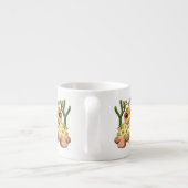 Baby Geckos Niedlich Cartoon Characters Espressotasse (Rückseite)