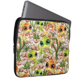 Baby Geckos Niedlich Cartoon Characters Laptopschutzhülle (Vorne Rechts)