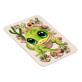 Baby Geckos Niedlich Cartoon Characters Magnet (Rechte Seite)