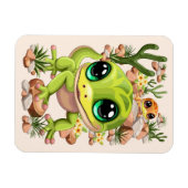 Baby Geckos Niedlich Cartoon Characters Magnet (Horizontal)