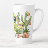 Baby Geckos Niedlich Cartoon Characters Milchtasse (Rechts)