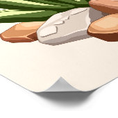 Baby Geckos Niedlich Cartoon Characters Poster (Ecke)