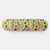 Baby Geckos Niedlich Cartoon Characters Skateboard (Horizontal)