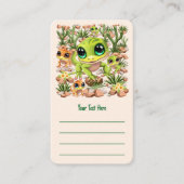 Baby Geckos Niedlich Cartoon Characters Visitenkarte (Vorderseite)