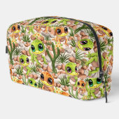 Baby Geckos Niedlich Cartoon Characters Waschbeutel (Rechte Ecke)