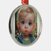 Baby gedruckt ornament aus metall (Rechts)