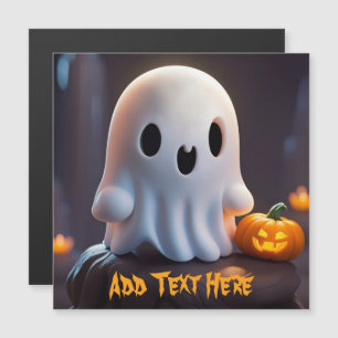 Baby-Geist-Gruseliger-Süßer-Halloween-Charakter Magnetkarte