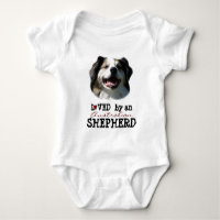 Baby geliebt von einem australischen Schäfer
