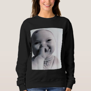 Baby Gen Z Meme KI Viral Kichernd KI Lachend Sweatshirt