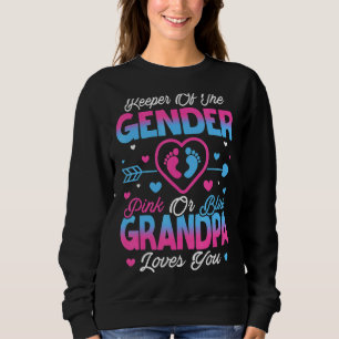 Baby Gender offenbaren Dusche Rosa oder Blau Opa L Sweatshirt