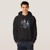 Baby Gender Offenbaren Shirt Hexe oder Zauberer Wi (Vorne ganz)
