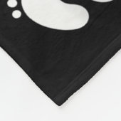 Baby Gender Reveal, NK oder Blau Willkommen in den Fleecedecke (Ecke)