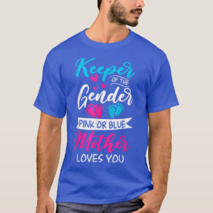 Baby Gender zeigt Dusche rosa oder blaue Mutter Li T-Shirt