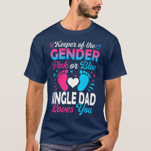 Baby Gender zeigt Dusche Rosa oder Blauer Single V T-Shirt