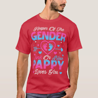 Baby Gender zeigt Dusche Rosa oder Blaupappy Liebe T-Shirt