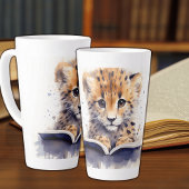 Baby Gepard Leser Latte Tasse