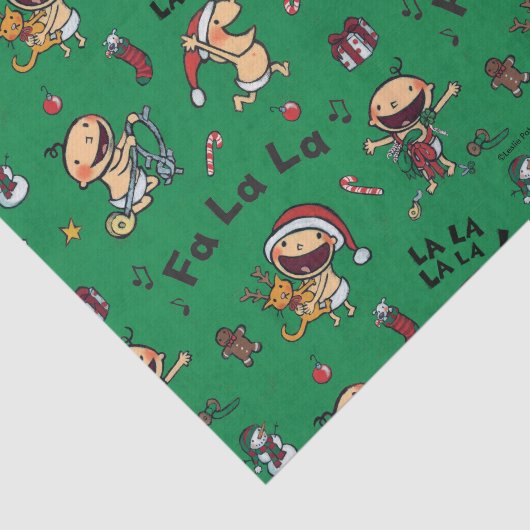 Baby-Gesang-Lied-Muster Seidenpapier (Ausschnitt)