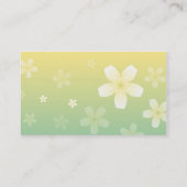 Baby-Geschäfts-Visitenkarte-Schablone Visitenkarte (Rückseite)