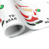 Baby-Geschenk Geschenkpapier (Rolleneckpunkt)