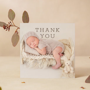 Baby Geschenk Vielen Dank für Ihre neugeborene Kin Dankeskarte