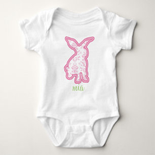 Baby-Geschenk - wenig Häschen Baby Strampler