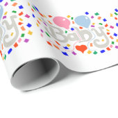 Baby Geschenkpapier (Rolleneckpunkt)