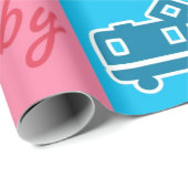 Baby Geschenkpapier (Rolleneckpunkt)