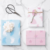 Baby Geschenkpapier Set