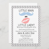 Baby-Geschlecht decken Einladung auf (Vorne/Hinten)