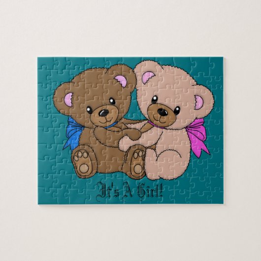 Baby-Geschlecht enthüllt Puzzle-Geschenk Mutter Puzzle (Horizontal)