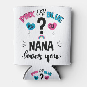 Baby Geschlecht Enthüllung Rosa Oder Blau Oma Lieb Dosenkühler