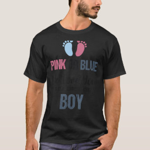Baby Geschlecht zeigen rosa oder blau Wir Liebe Si T-Shirt