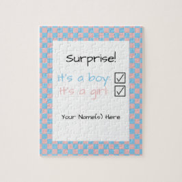 Baby-Geschlechts-Überraschung Puzzle