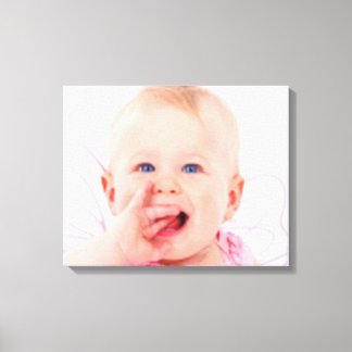 Baby Gesicht! Leinwanddruck