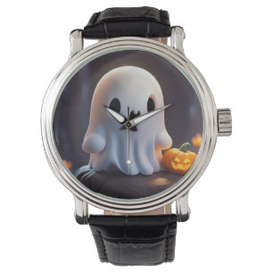 Baby Ghost Creepy Niedlich Halloween Charakter Armbanduhr