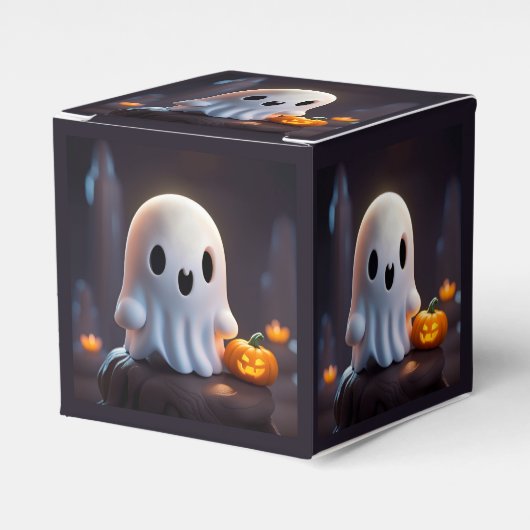 Baby Ghost Creepy Niedlich Halloween Charakter Geschenkschachtel (Vorderseite)