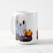 Baby Ghost Creepy Niedlich Halloween Charakter Kaffeetasse (Vorderseite Links)