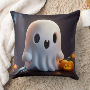 Baby Ghost Creepy Niedlich Halloween Charakter Kissen