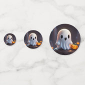 Baby Ghost Creepy Niedlich Halloween Charakter Konfetti (Vorderseiten)