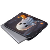 Baby Ghost Creepy Niedlich Halloween Charakter Laptopschutzhülle (Vorne Knopf)