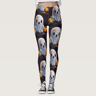 Baby Ghost Creepy Niedlich Halloween Charakter Leggings
