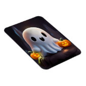 Baby Ghost Creepy Niedlich Halloween Charakter Magnet (Rechte Seite)