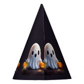 Baby Ghost Creepy Niedlich Halloween Charakter Partyhütchen (Rückseite)