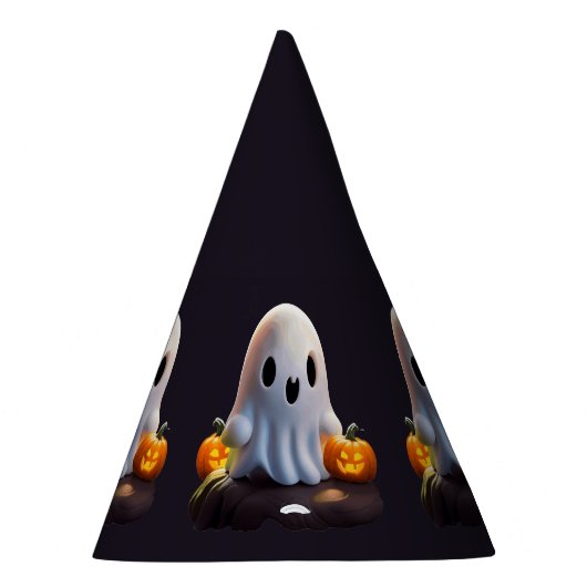 Baby Ghost Creepy Niedlich Halloween Charakter Partyhütchen (Rechts)