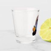 Baby Ghost Creepy Niedlich Halloween Charakter Schnapsglas (Links)