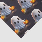 Baby Ghost Creepy Niedlich Halloween Charakter Seidenpapier (Detail)
