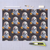 Baby Ghost Creepy Niedlich Halloween Charakter Seidenpapier (Handwerk)