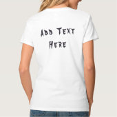 Baby Ghost Creepy Niedlich Halloween Charakter T-Shirt (Rückseite)