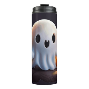 Baby Ghost Creepy Niedlich Halloween Charakter Thermosbecher