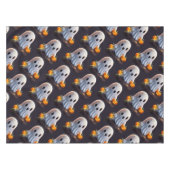 Baby Ghost Creepy Niedlich Halloween Charakter Tischdecke (Vorderseite (Horizontal))